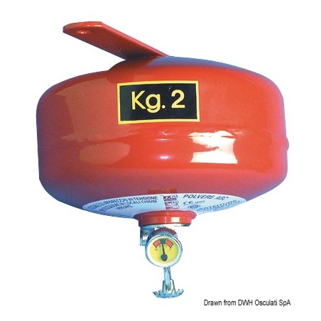 Extincteur pluie de poudre ogive 2 kg | EAN 8033137119583 Ref 31.515.02