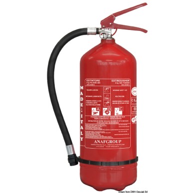 Extincteur poudre Solas 6 kg MED | EAN 8033137119538 Ref 31.451.05