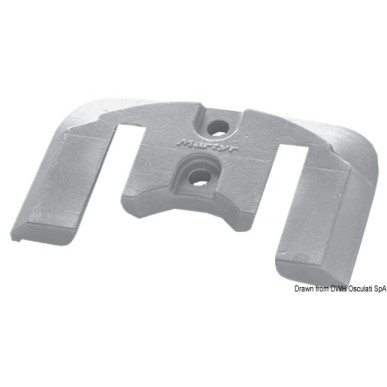 Plaque anode aluminium Bravo | EAN 8033137138942 Ref 43.435.21