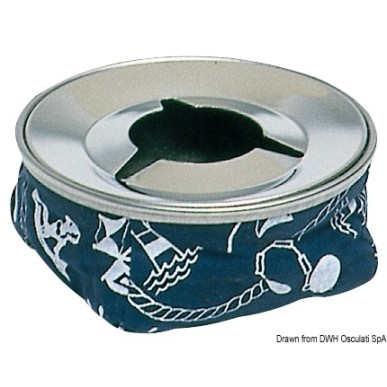 Cendrier acier inox bleu | EAN 8033137119811 Ref 32.507.00BL