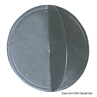 Ballon de mouillage polycarbonate noir | EAN 8033137009549 Ref 30.650.00