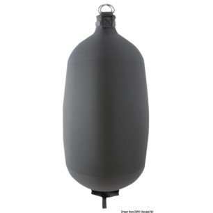 Pare-battage gonflable FENDERTEX C124 gris foncé | EAN 8033137211416 Ref 33.301.55