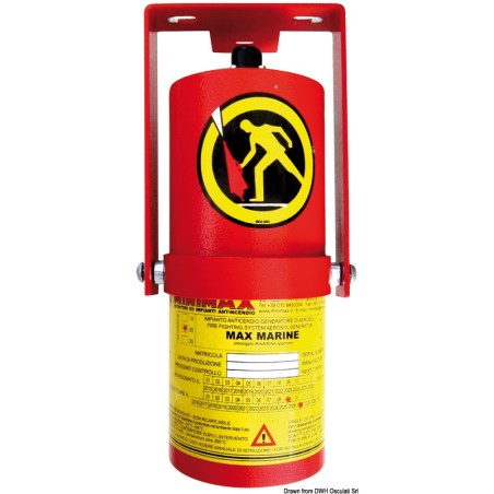 Système suppression incendie aérosol Max Marine 45 | EAN 8033137198656 Ref 31.604.00