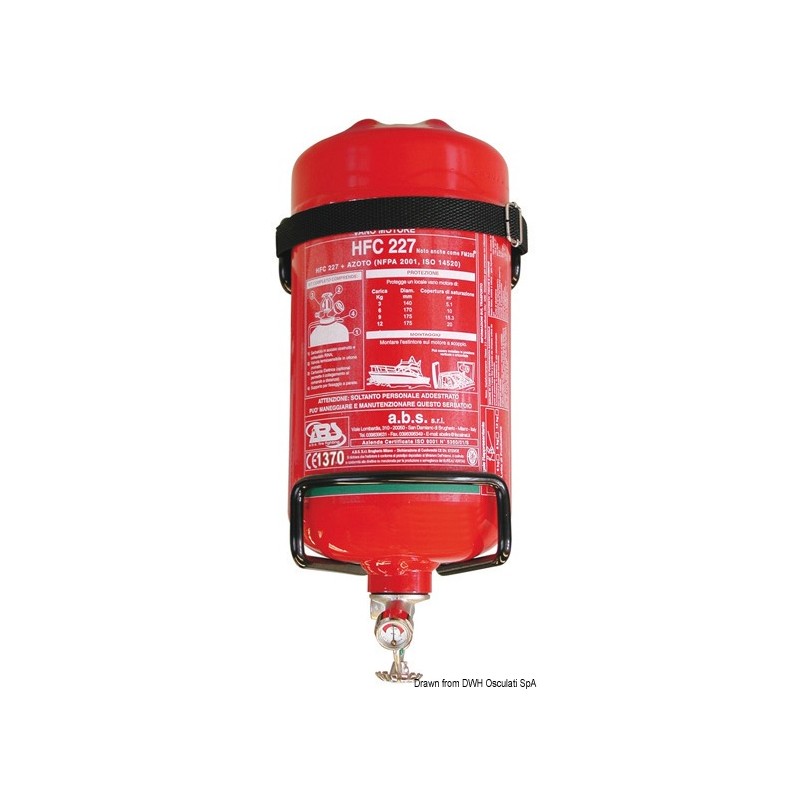 
Système d'extinction Easy Fir sans pressostat 12 Kg 
