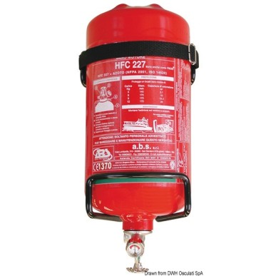 Système d'extinction Easy Fir + pressostat 3 kg | EAN 8033137119651 Ref 31.520.13