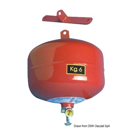 Extincteur pluie de poudre ogive 6 kg | EAN 8033137119606 Ref 31.515.05