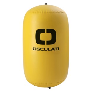 Bouée de régate gonflable jaune 120x80cm Osculati Référence 33.174.01 EAN-13 8033137120329