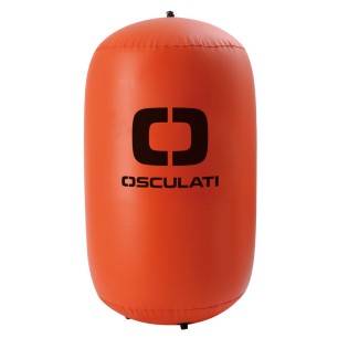 Bouée de régate orange 80 x 120 cm en PVC gonflable Osculati Réf. 33.174.00 EAN-13 8033137120312
