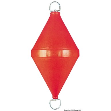 Bouée biconique rouge 500 x 1030 mm | EAN 8033137120145 Ref 33.168.02RO