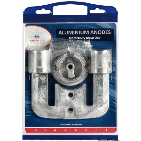 Kit anode Bravo I aluminium | EAN 8033837069195 Ref 43.360.01