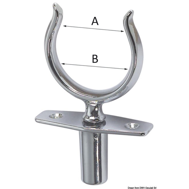 Dame de nage support plein laiton chromé 42 mm
Dame de nage support plein laiton chromé 42 mm