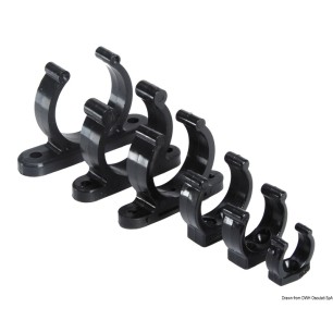 Clip plastique robuste noir 25 mm | EAN 8033137037665 Ref 34.355.04