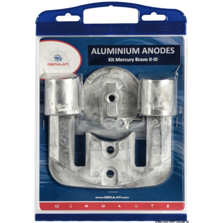 Kit anode Bravo II/III aluminium | EAN 6033847369201 Ref 43.361.01