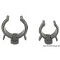 
Clip nylon blanc 17/23 mm 
