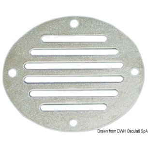 Prise air circulaire inox poli miroir Ø 83 mm | EAN 8033137007101 Ref 53.216.90