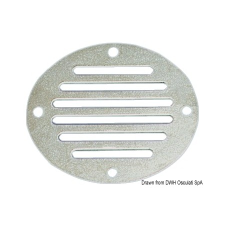 Prise air circulaire inox poli miroir Ø 83 mm | EAN 8033137007101 Ref 53.216.90