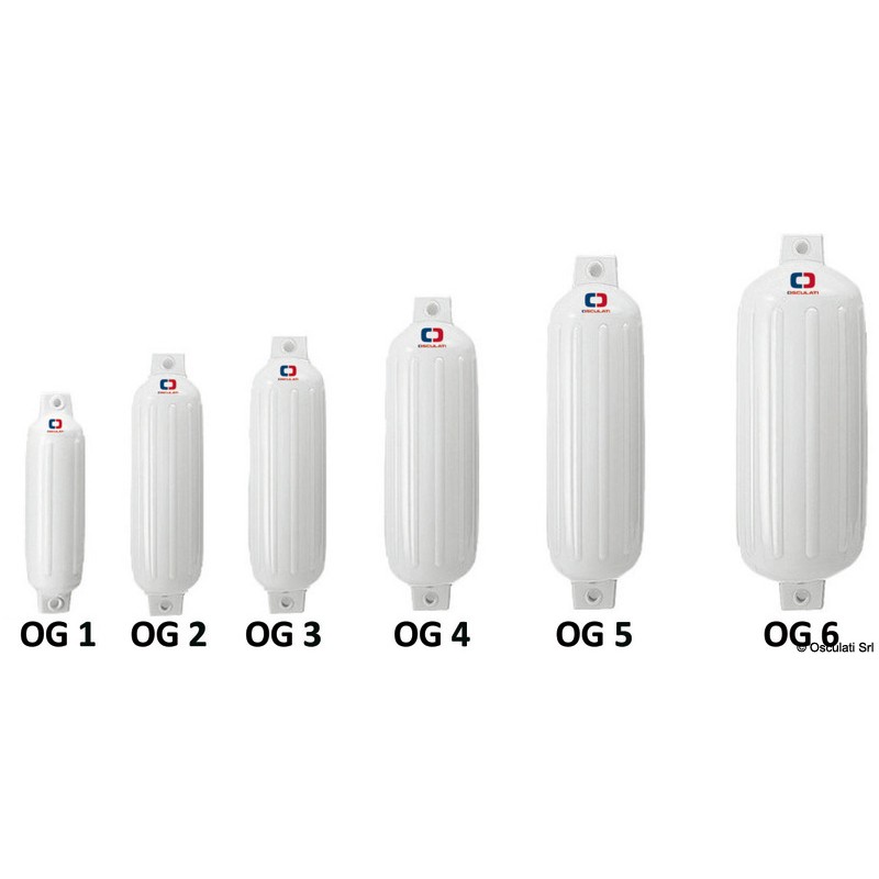 
Pare-battage Osculati OG1 blanc 

