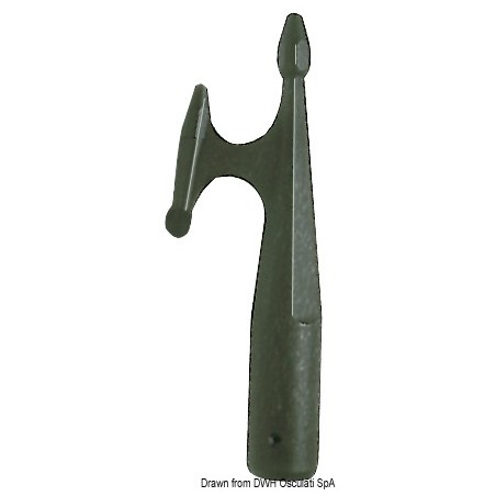 Gaffe polypropylène noir 30 mm | EAN 8033137121111 Ref 34.171.40NE