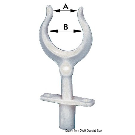 Dame de nage nylon 15x34 mm | EAN 8033137013553 Ref 34.432.00