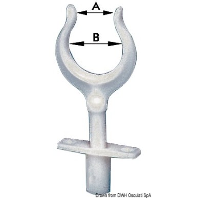 Dame de nage nylon 15x34 mm | EAN 8033137013553 Ref 34.432.00
