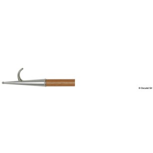 Gaffe laiton chromé + bois 260 cm | EAN 8033137121746 Ref 34.459.12