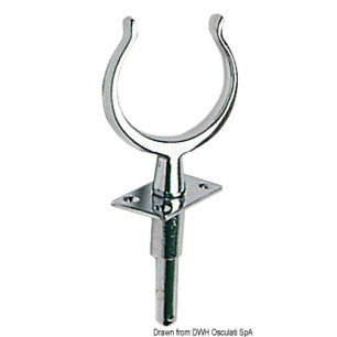 Dame de nage laiton chromé 12 x 48 mm | EAN 8033137121456 Ref 34.430.00