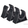 
10 clips noir pour tubes 28/30 mm 
