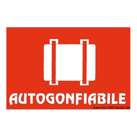 Autocollant réglementaire CE survie | EAN 8033137123689 Ref 35.464.02