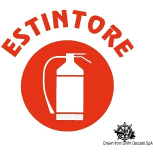 Autocollant réglementaire CE extincteur | EAN 8033137123672 Ref 35.464.01