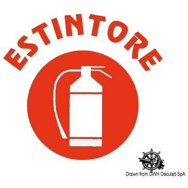 Autocollant réglementaire CE extincteur | EAN 8033137123672 Ref 35.464.01