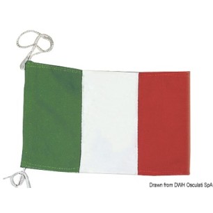 Pavillon de courtoisie Italie polyester 20 x 30 cm  Ref 35.453.00