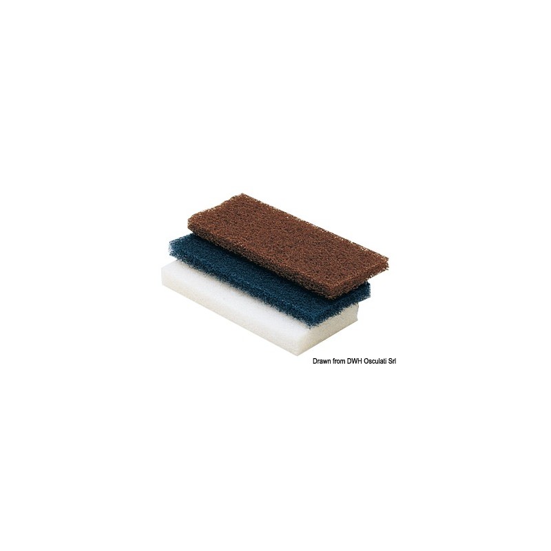 Paire de tampons abrasifs moyens bleu
Paire de tampons abrasifs moyens bleu
