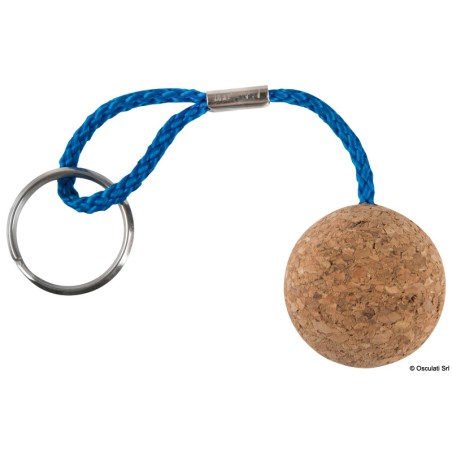 Porte-clés flottant liège boule 35 mm | EAN 8033137124648 Ref 35.841.20