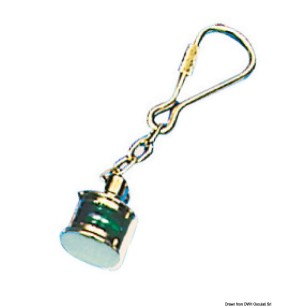 Porte-clés + anneau laiton poli Lampe | EAN 8033137004322 Ref 35.837.00