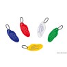 
Porte-clés mousse souple Bateau  moteur jaune 
