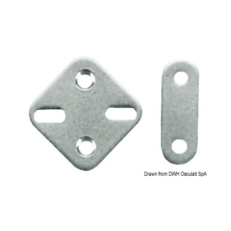 Paque inox 19x51 mm | EAN 8033137004407 Ref 37.260.84