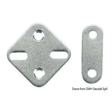 Paque inox 19x51 mm | EAN 8033137004407 Ref 37.260.84