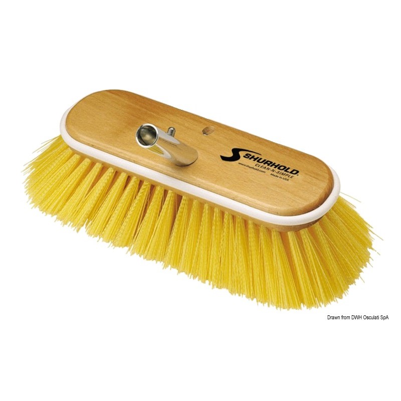 
Brosse 10" fibres moyennes jaunes 
