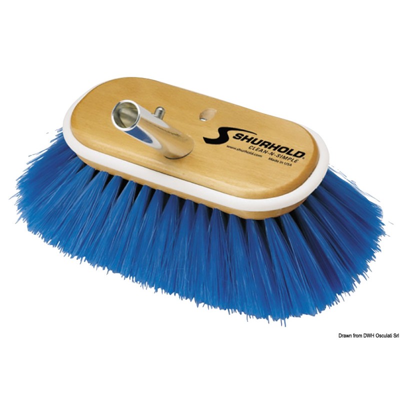 
Brosse 6" fibres souples bleus 
