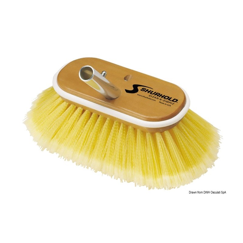 
Brosse 6" fibre souples jaunes 
