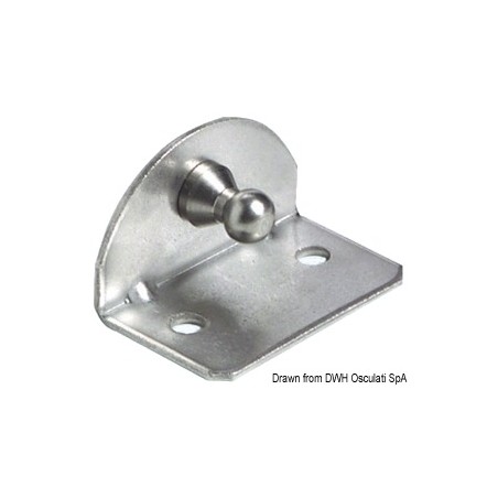 Plaque 90+ sphère Ø 10 mm interne | EAN 8033137126451 Ref 38.013.42