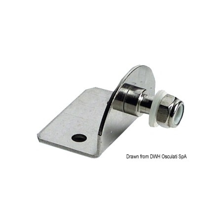 Plaque 90+ + perne fileté 23 x 8 mm | EAN 8033137126284 Ref 38.013.03