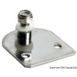 
Plaque acier avec pivot fileté 8 mm 
