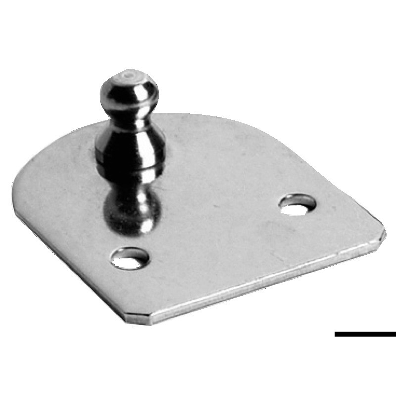 
Plaque plate sphère Ø 10 mm 
