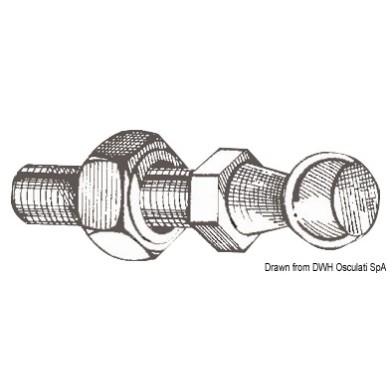 Boule acier pour montage de ressorts à gaz | EAN 8033137224881 Ref 38.012.00