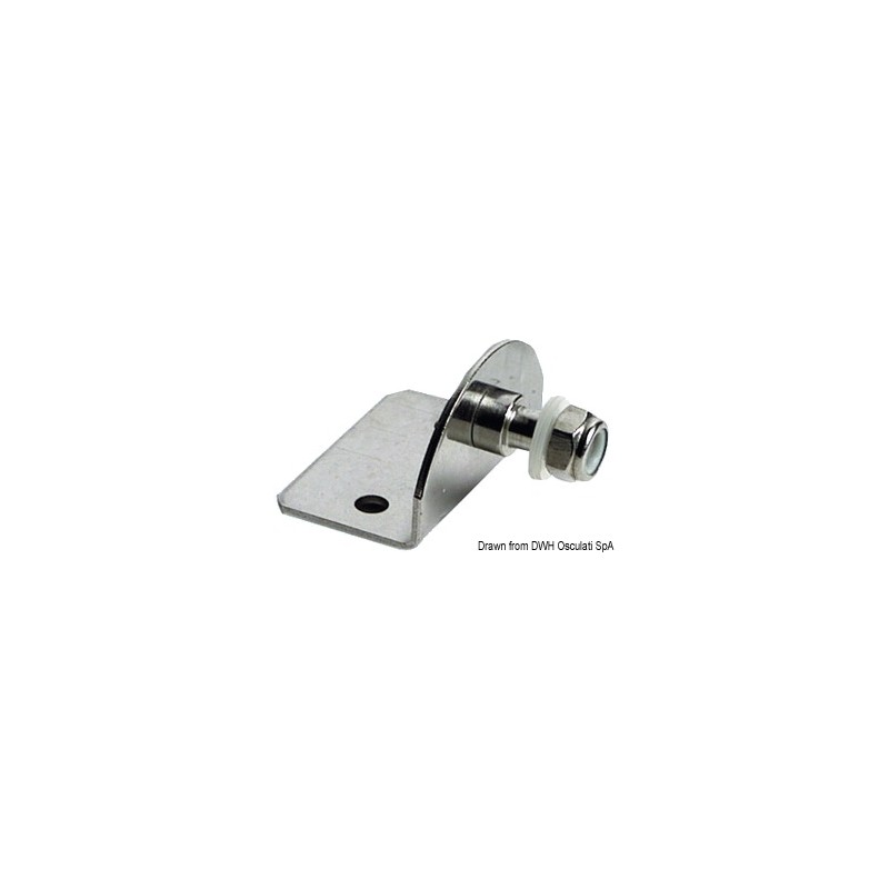 
Plaque 90° Compact goupille fileté 8 mm externe 
