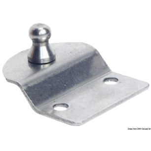 Plaque fixation porte--faux + rotule | EAN 8033137126307 Ref 38.013.11