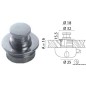 
Pommeau laiton chromé 19 mm 
