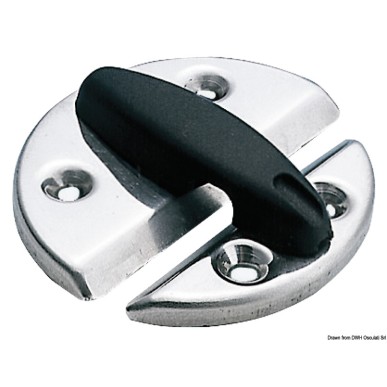 Ferme-porte inox/nylon 60 mm | EAN 8033137004582 Ref 38.116.70