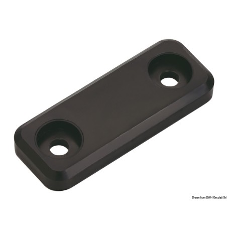 Fermeture magnétique fixation sur plan noir | EAN 8033137211621 Ref 38.107.43